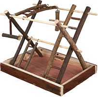 TRIXIE Spielplatz, Rindenholz, 35 × 27 × 30 cm