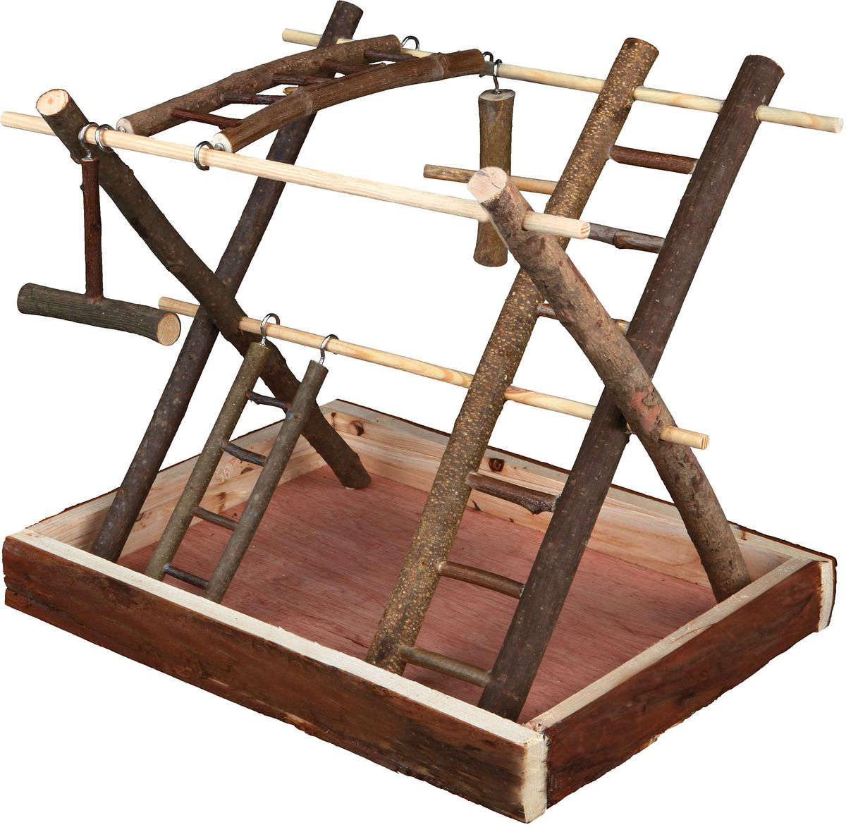 TRIXIE Spielplatz, Rindenholz, 35 × 27 × 30 cm
