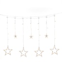 Vorschaubild Konstsmide Weihnachtsbeleuchtung  LED Lichtervorhang kleine/große Sterne
