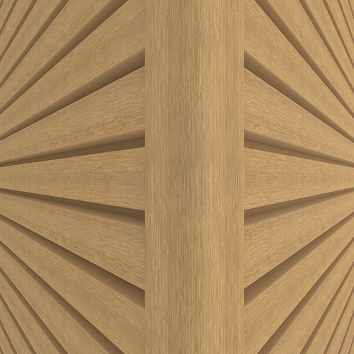 NewTechWood WPC Fassadenverkleidung Castellation Pro 65  BSK D 33 x 180 mm