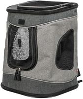 TRIXIE Rucksack Timon, 34 × 44 × 30 cm, schwarz/grau
