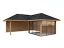 Vorschaubild Palmako Pavillon Bianca 24,9 m² Set 212 Slide - 28 mm