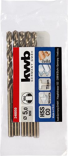 kwb COBALT HSS-GCO5 Boh5,0mmLSPRE 248050