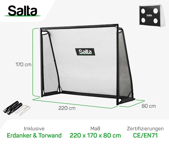 Salta Legend Fußballtor mit Torwand