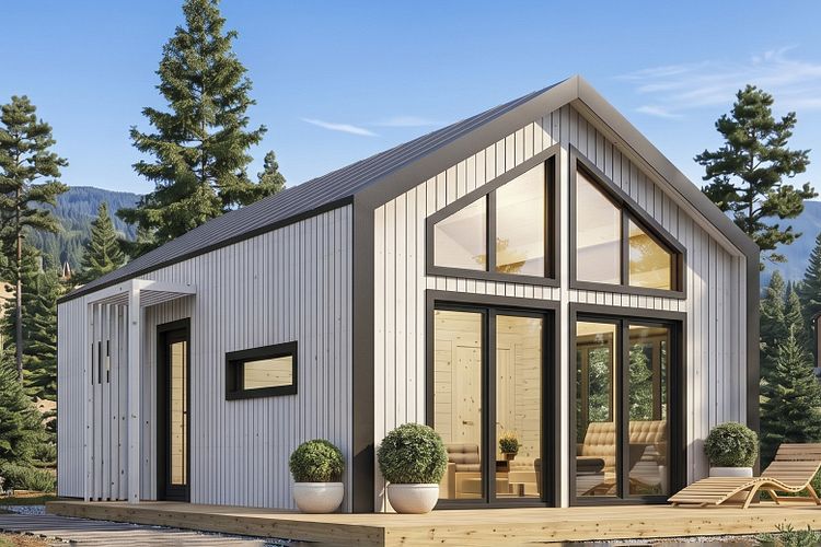 Wolff Finnhaus Ferienhaus Sajan 44 - 68 mm