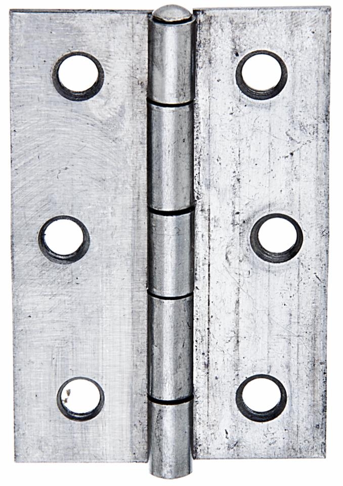 Alberts® Scharnier, halbbreit, Edelstahl-80x58x1,5 mm