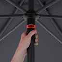 Vorschaubild doppler Mittelmastschirm myZONE 300 Push up, Aluminium Anthrazit / 100 % Polyester 180 g/m²