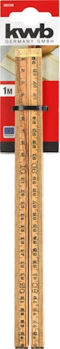 kwb Holz Massstab TNL 1 m 4-tlg 93100