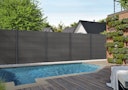 Vorschaubild T&J MAX XL WPC Steckzaunset 175 x 168 cm