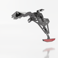 HIGHSIDER pro Kennzeichenhalter Akron-RS Suzuki