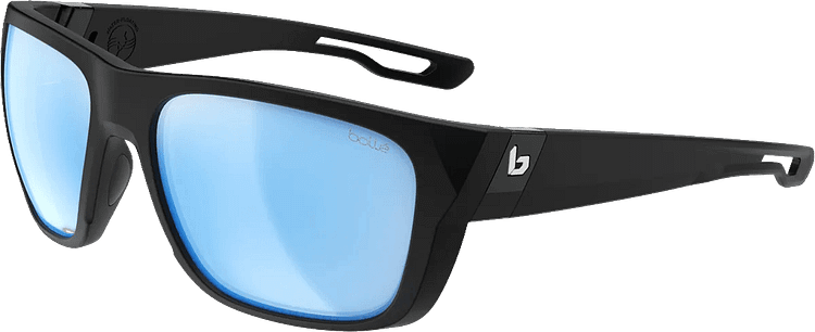 Bollé Brille Driftwood black matte, Scheibe Sky Blue Polarized