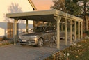 Vorschaubild Skan Holz Friesland - Flachdach Carport aus Nadelholz Breite 402 cm