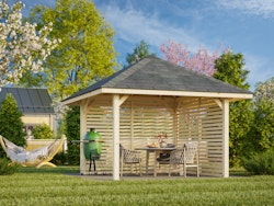 Palmako Pavillon Bianca 8,3 m² Set 102