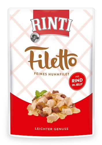 RINTI Filetto 100g Beutel Hundenassfutter
