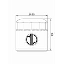 Vorschaubild MIW Ölfilter MV21001 Filterpatrone 65 mm (OEM-Qualität)