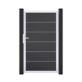 GroJa BasicLine Premium Einzeltor Rahmen Aluminium EV1 1000 x 1800 mmZubehörbild