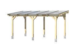 Skan Holz freistehende Terrassenüberdachung Siena 541x250cm