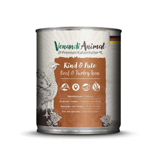 Venandi Animal 800 Gramm Katzennassfutter