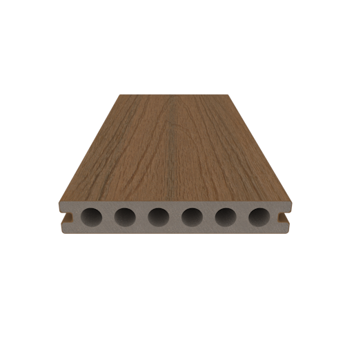NewTechWood Deluxe Vintage WPC-Terrassendiele Hohlkammer Teak  23 x 138 mm