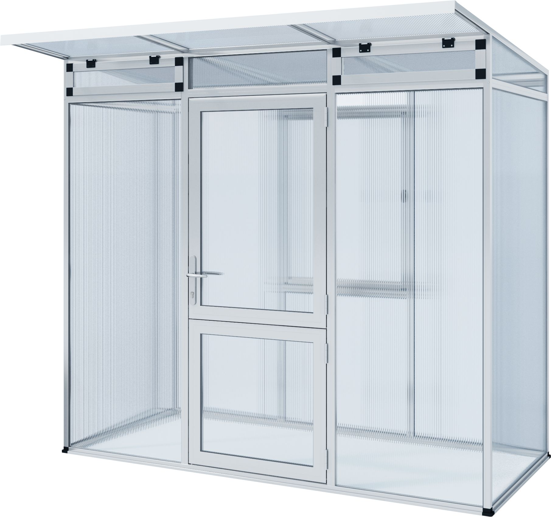 KGT Gewächshaus Linea Typ I-pressblank-2,33 x 1,10 m