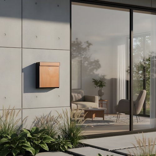 ALLUX Grundform Villa Design Briefkasten 440x345x180 mm