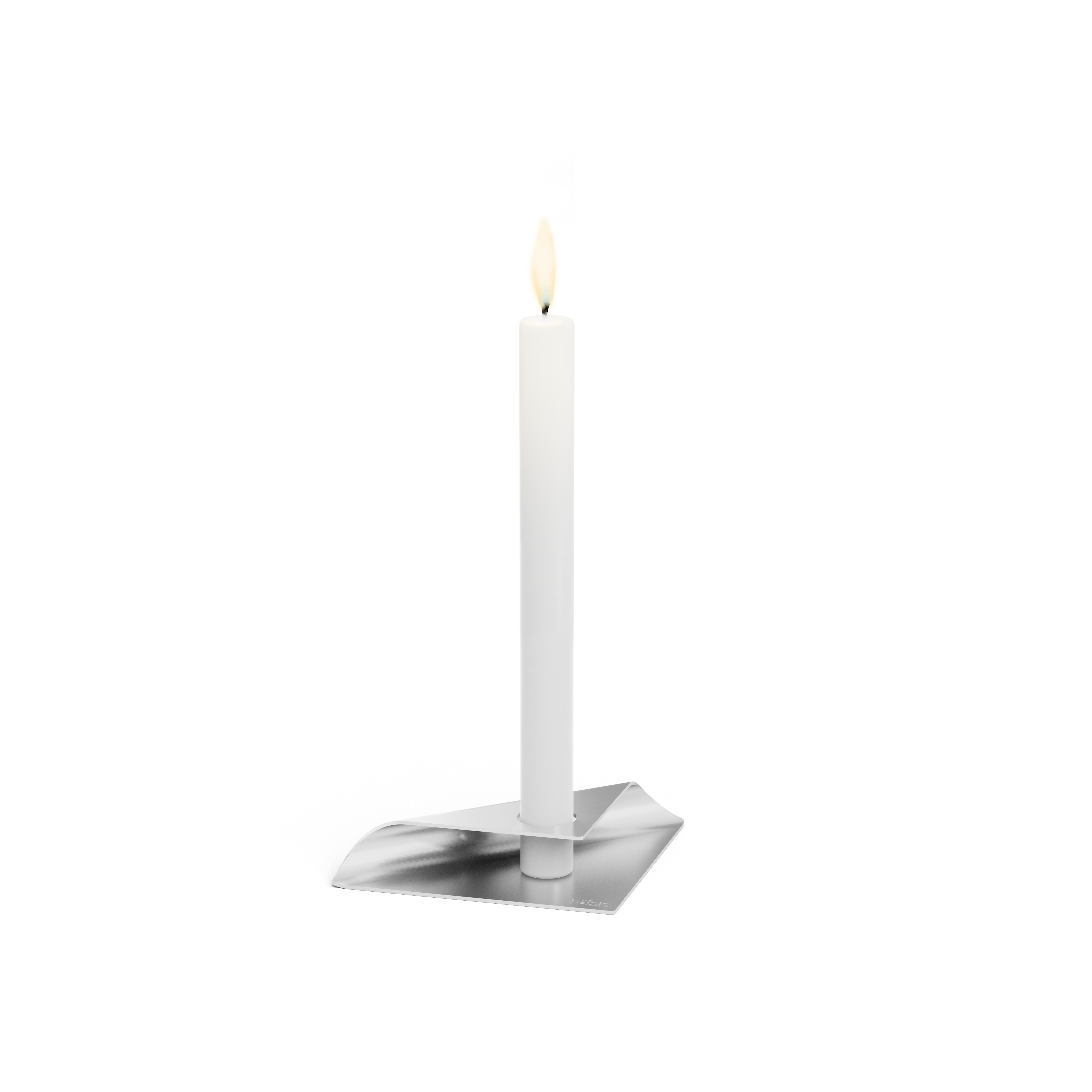 höfats Kerzenhalter SQUARE CANDLE silber