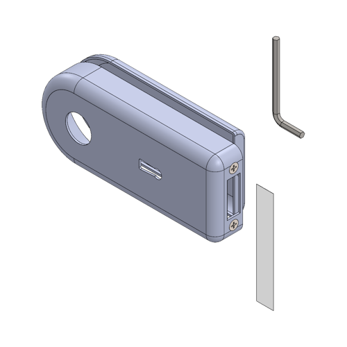 Griffwerk SMILE 1.0 -Alu EV1 Cover-Set -BB