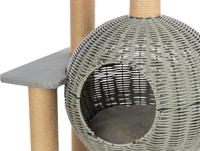 Outdoor Kratzbaum Amalia groß, 143 cm, grau