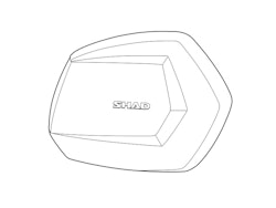 SHAD LID RIGHT ALU SH35 [D1B35TRR]