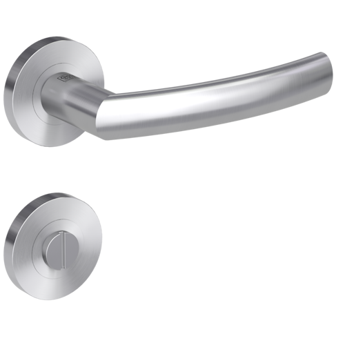 Griffwerk Türgriff LORITA PROFESSIONAL Schraubrosette- Edelstahl matt