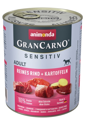 animonda Gran Carno Sensitive Adult 800g Dose Hundenassfutter