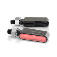 HIGHSIDER pro Esagano-RS LED 3in1 Blinker-Rücklicht-Kombination Gehäuse Schwarz / Linse Rauchgrau (Paar), Hinten