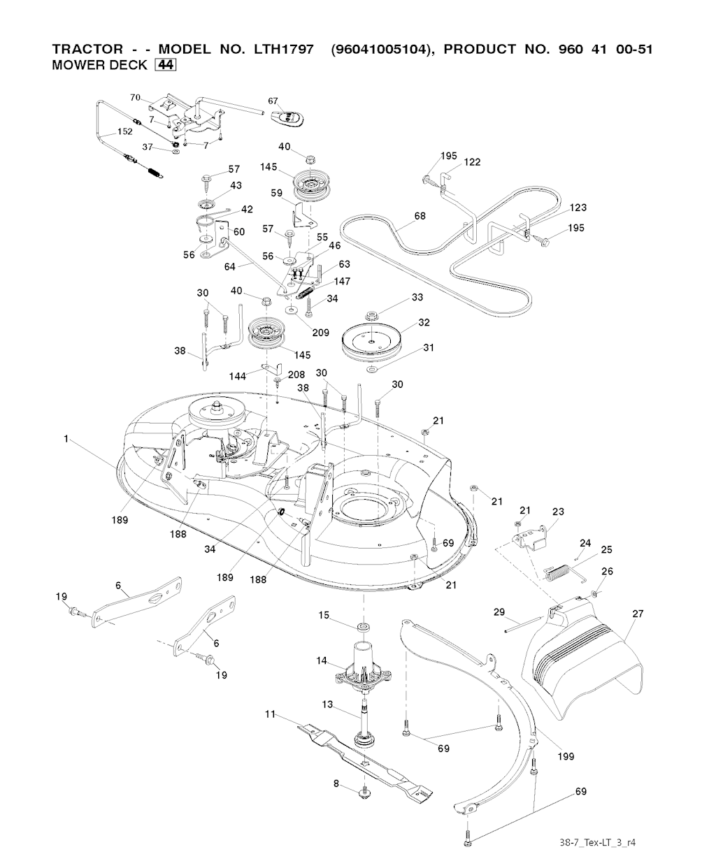 Explosionszeichnung Ersatzteile