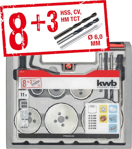 kwb Universal-Set 8tlg.+ 3 598250