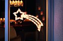 Vorschaubild Konstsmide Weihnachtsbeleuchtung  LED Fenstersilhouette Komet 35 warmweiße Dioden