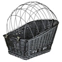 TRIXIE Hundekorb für Fahrrad-Gepäckträger 35x49x55cm schwarz