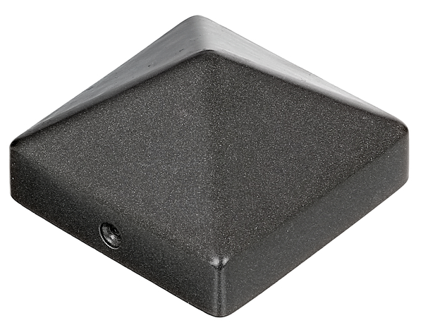 Alberts® Pfostenkappe für Holzpfosten hoch Aluguss anthr. kstbe. LxB 70x70 mm