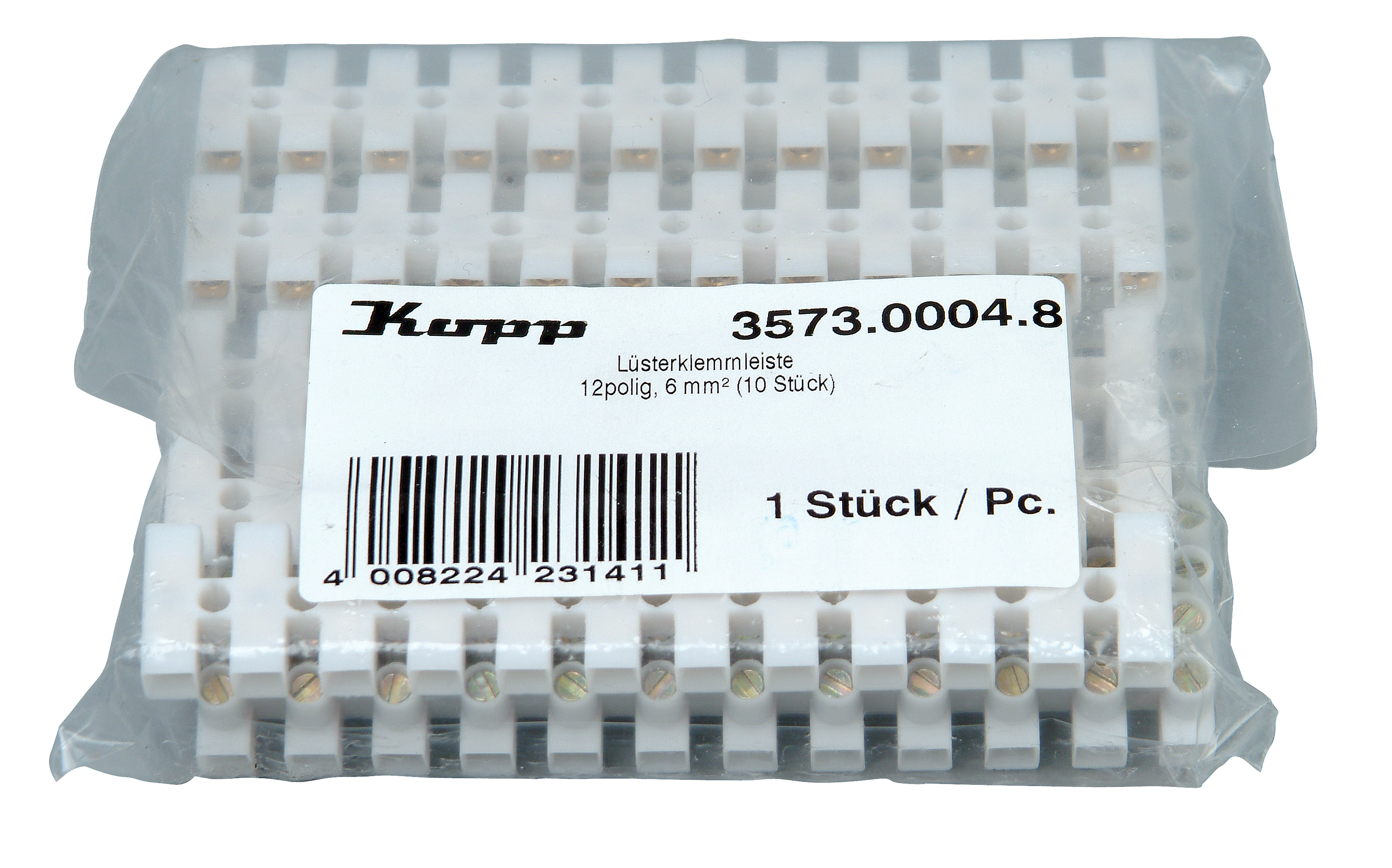 Kopp Lüsterklemmleiste 12-polig Profi-Pack