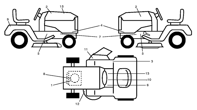 Husqvarna Gartentraktoren 96041020402 LT 126