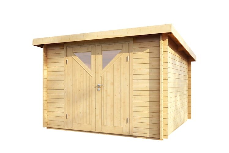 Wolff Finnhaus Blockbohlenhaus Pulti 34-B/C