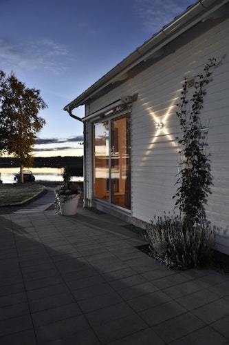 Konstsmide Wandleuchte Monza, HighPowerLED, silbergrau (7943-310)