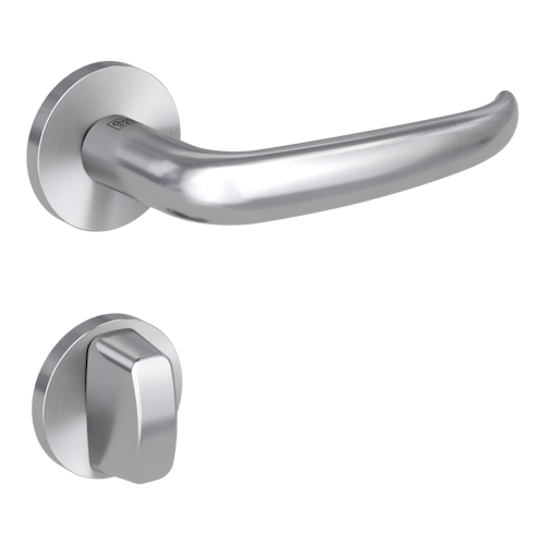 Griffwerk VAYA 194 ALDA fast2fix Fast2Fix GK3 Rosetten rund WC rot/weiß Edelstahl matt