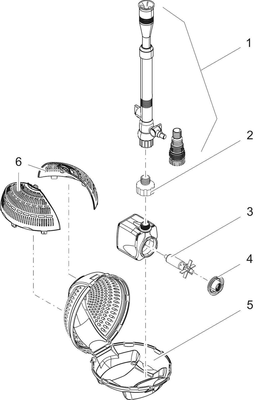 Explosionszeichnung Ersatzteile
