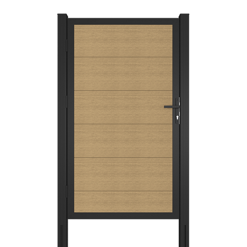 NewTechWood Castello WPC Einzeltor 1000 x 1800 mm