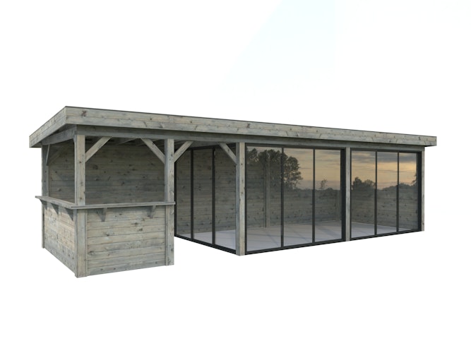Palmako Carport/Pavillon Connect Lenna 24,9 m² Set 419 Slide