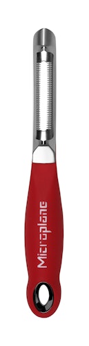 Microplane Profi-Schäler, gezahnt SPECIALTY Schwarz Rot