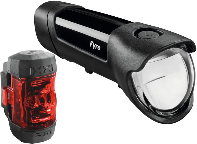 Busch + Müller Leuchten-Set Fyre 30 Lux schwarz