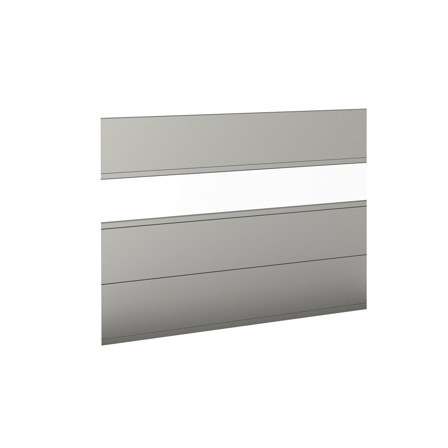 Biohort Sichtschutz zu DaVinci mit Acrylglas Gr. 1,5m quarzgrau-metallic B188926