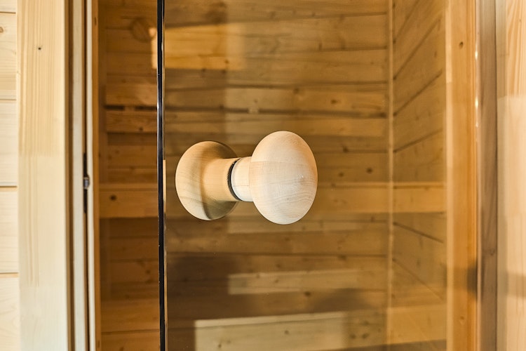 Skan Holz Saunahaus Helsinki 2 - 45 mm Blockbohlen