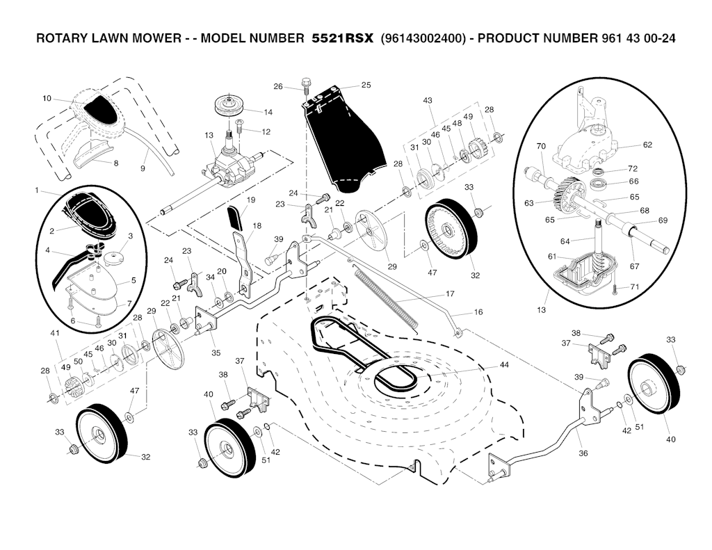 Explosionszeichnung Ersatzteile